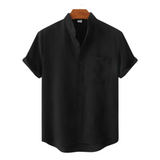 Chemise en Lin à Manches Courtes Venise