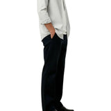 Chinos pour Hommes en Bleu Marine – Coupe Ample