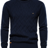 Walter | Pull pour homme à motif à carreaux V2