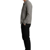 Veste en Daim Grise pour Hommes – Veste Casual Moderne