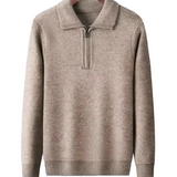 Pull Gstaad en Cachemire avec demi-fermeture éclair