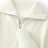 Pull en Cachemire Portofino à Demi-Zip