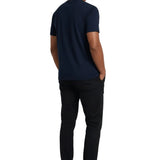 T-Shirt Slim-Fit Homme en Couleur Bleu Marine
