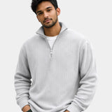 François | Pull Moderne à Demi-Zip