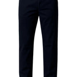 Pantalon homme – Coupe droite en coton avec élasthanne
