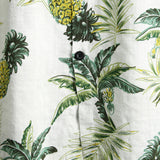 Chemise en Coton d'Été pour Hommes avec Motif Tropical d'Ananas