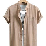 Chemise Décontractée à Manches Courtes