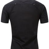 Chemise à Manches Courtes en Coton pour Hommes