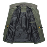 Veste Cargo Élégante en Coton