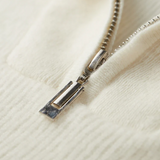 Pull en Cachemire Portofino à Demi-Zip