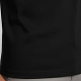 T-shirt Slim-Fit pour Homme en Couleur Noire