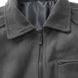 Veste en Velours Côtelé pour Homme – Grise
