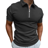 Gregorio - polo moderne avec zip à mi-hauteur