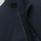 Gilet Casual Masculin avec Col Montant et Fermeture Éclair