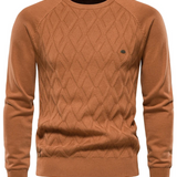 Walter | Pull pour homme à motif à carreaux V2