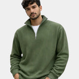 François | Pull Moderne à Demi-Zip