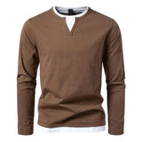 Iván | T-shirt Alwin Premium à manches longues en coton peigné