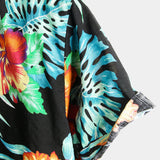 Chemise à Manches Courtes à Fleurs pour Hommes