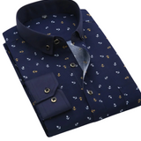 Chemise à Imprimé Marin