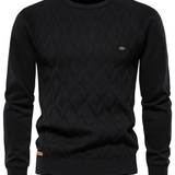 Walter | Pull pour homme à motif à carreaux V2