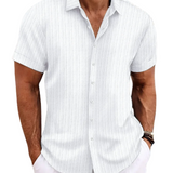Chemise Casual à Manches Courtes