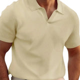 René - T-shirt à rayures avec décolleté en V
