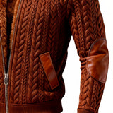 Veste Extérieure Jacquard Tricotée Valdenzo