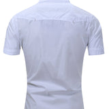 Chemise à Manches Courtes en Coton pour Hommes