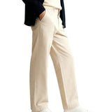 Chinos Herre en Beige Sable – Coupe Lâche