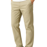 Pantalon homme – Coupe droite en coton avec élasthanne