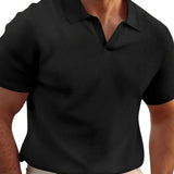 René - T-shirt à rayures avec décolleté en V