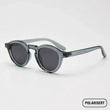 Elian | Lunettes de soleil rétro rondes polarisées