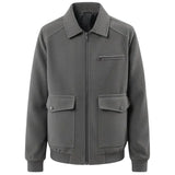 Veste en Velours Côtelé pour Homme – Grise