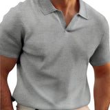 René - T-shirt à rayures avec décolleté en V