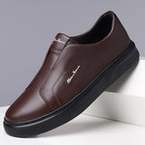 Chaussures en Cuir Slip-On