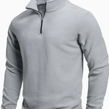 Sweater à manches longues avec fermeture éclair