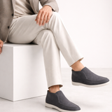 Achille | Mocassin montant en daim