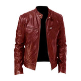 Fabien | Veste en cuir décontractée