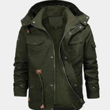 Victor | Veste de terrain camel à capuche