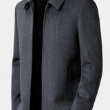 Guy | Veste zippée grise col chemise