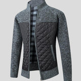 Pierre-Yves | Gilet zippé anthracite empiècements matelassés
