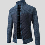 Pierre-Yves | Gilet zippé anthracite empiècements matelassés