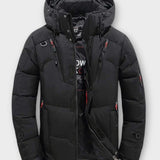 Gauthier | Parka d'hiver orange à capuche