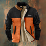 Gérard | Veste polaire marron et noire bicolore