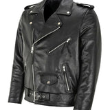 Nicolas | Perfecto noir effet cuir