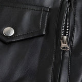 Nicolas | Perfecto noir effet cuir