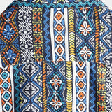 Chemise Retro en Coton à Manches Courtes Boho pour Hommes