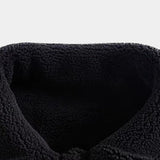 Lionel | Veste boutonnée en sherpa camel