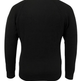 Pull homme à demi-fermeture éclair et col montant – Noir