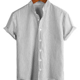 Chemise à Manches Courtes en Coton pour Hommes